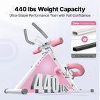 Adjustable Ab Trainer Machine with LCD Monitor, 10-level adjustable resistance