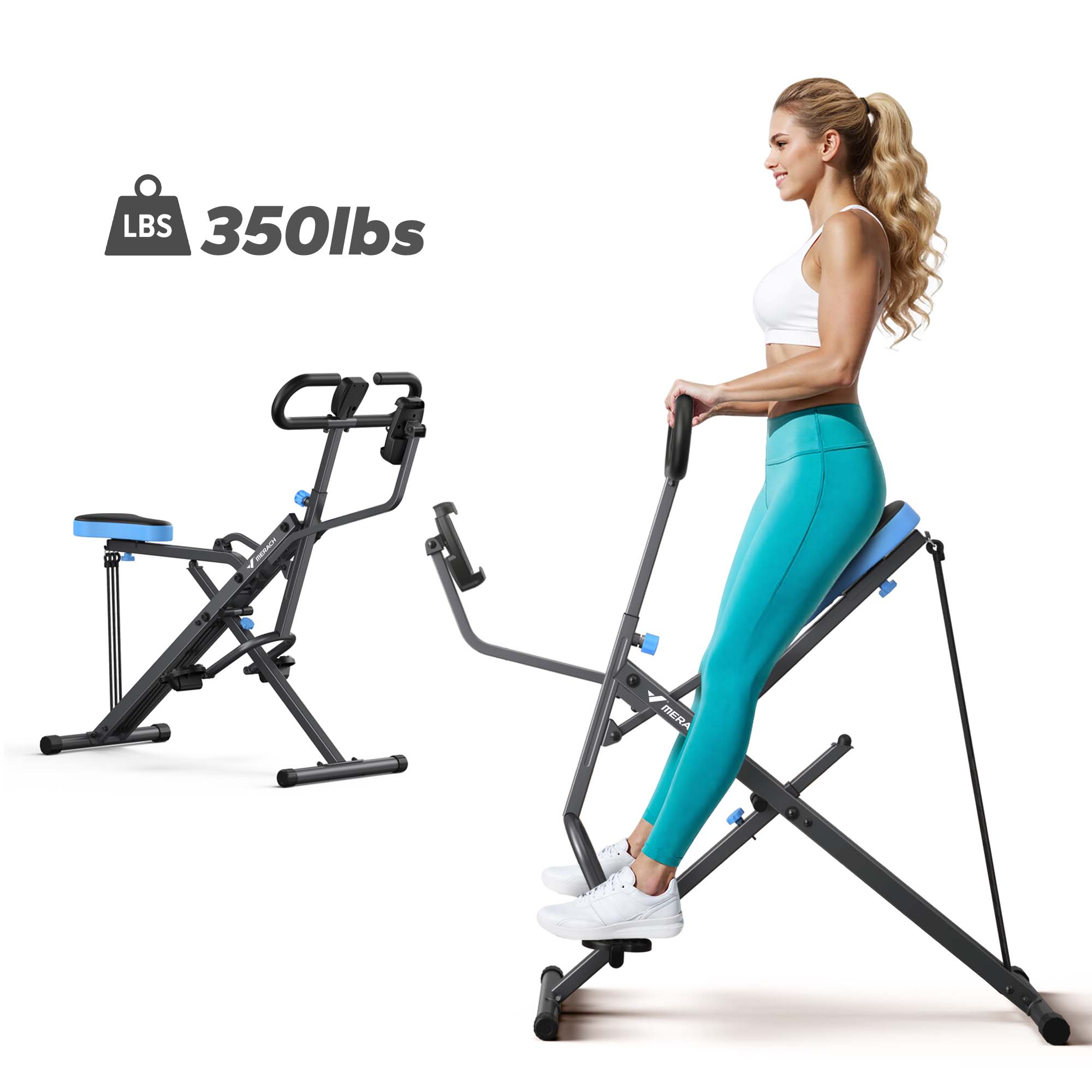 2-in-1 Home Gym Machine LCD Display Body Shaper for Women