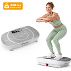 330LBS Capacity Vibration Plate Full Body Lymphatic Slim Fitness Machine