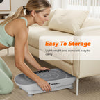 330LBS Capacity Vibration Plate Full Body Lymphatic Slim Fitness Machine