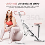 2-in-1 Squat Rowing Machine | Compact Structure, Efficient Full-Body Workout