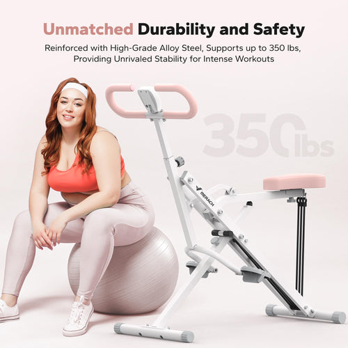2-in-1 Home Gym Machine LCD Display Body Shaper for Women