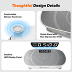 330LBS Capacity Vibration Plate Full Body Lymphatic Slim Fitness Machine