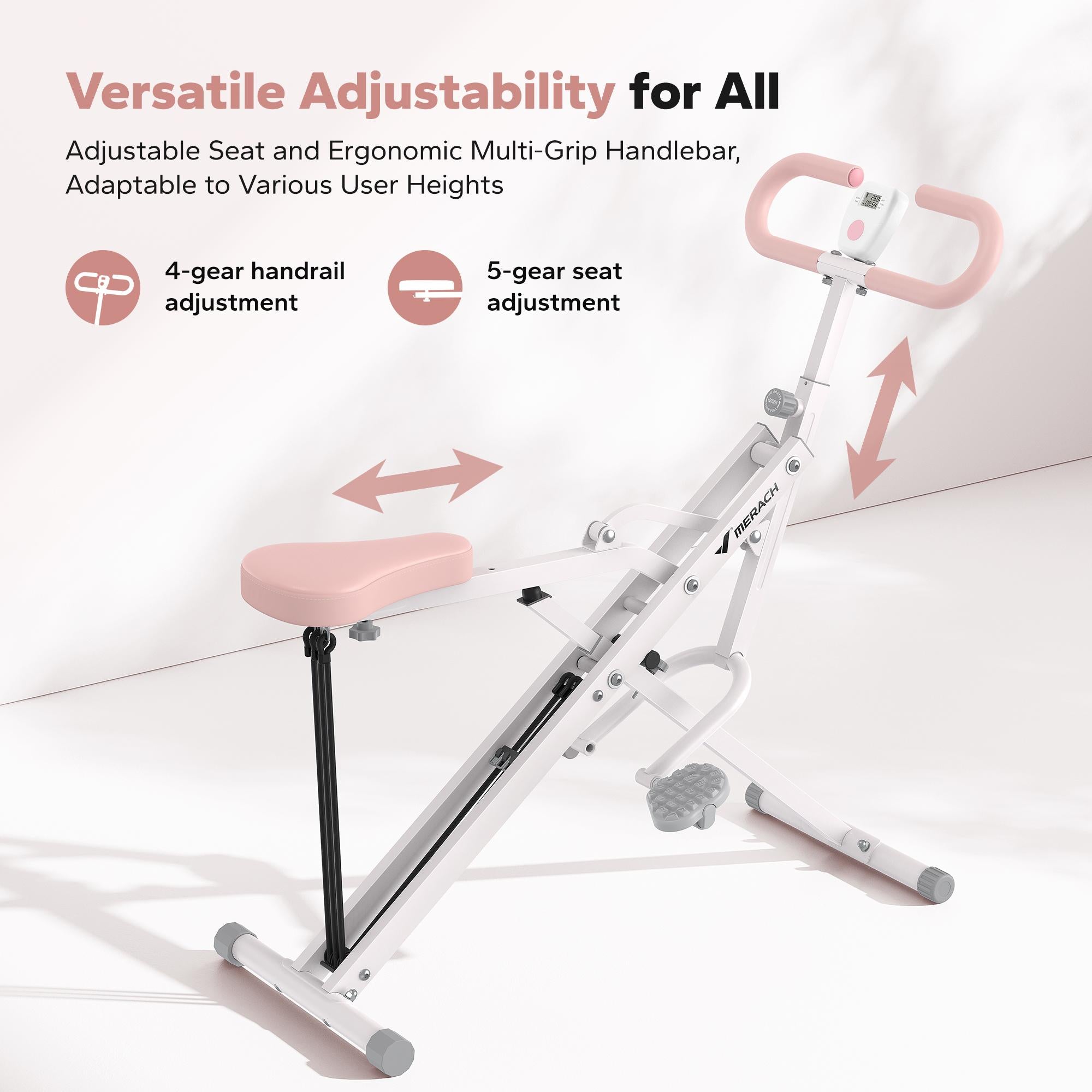 2-in-1 Home Gym Machine LCD Display Body Shaper for Women