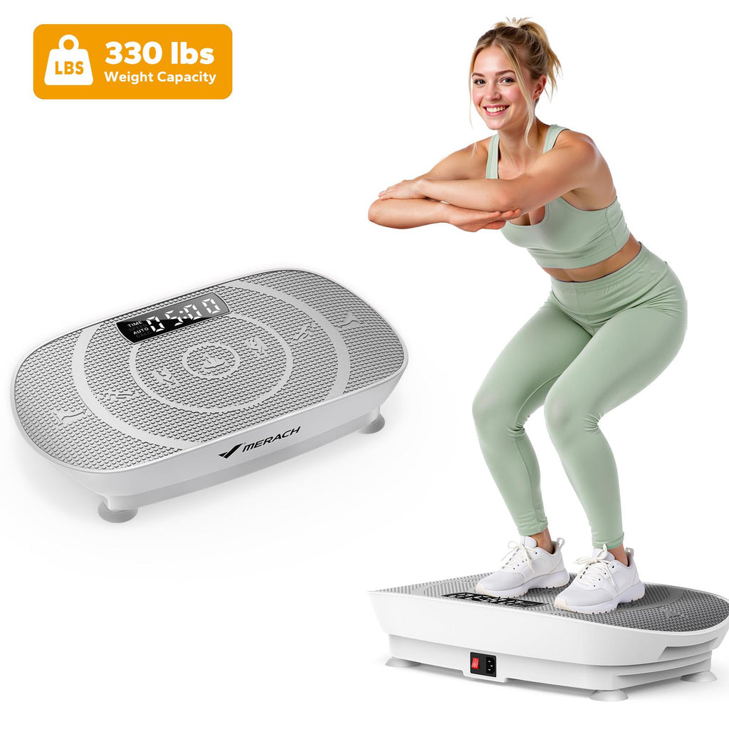 330LBS Capacity Vibration Plate Full Body Lymphatic Slim Fitness Machine