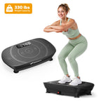 Lymphatic Drainage Vibration Plate 330LBS Load Slimming Exercise Device