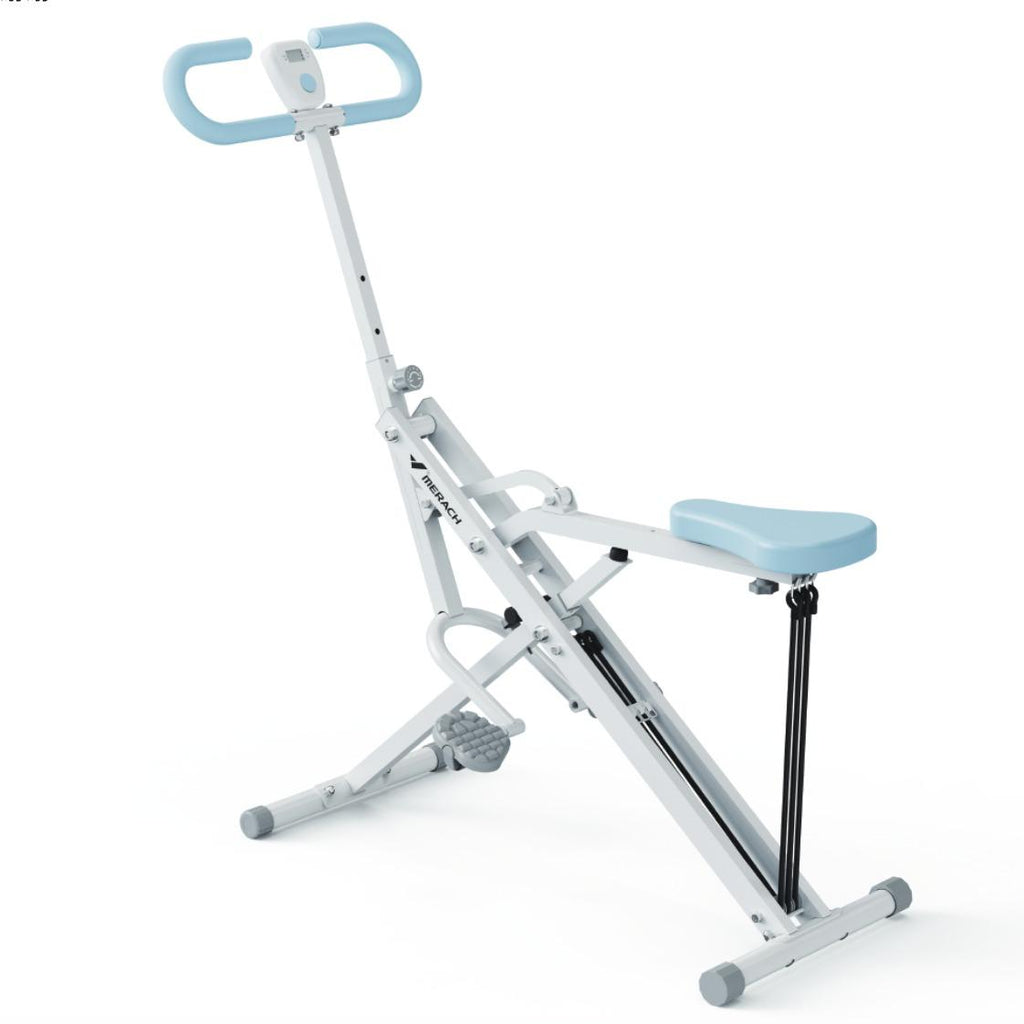 Adjustable Squat Row Trainer 350LBS Glutes Leg Fitness Equipment