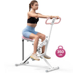 2-in-1 Squat Rowing Machine | Compact Structure, Efficient Full-Body Workout