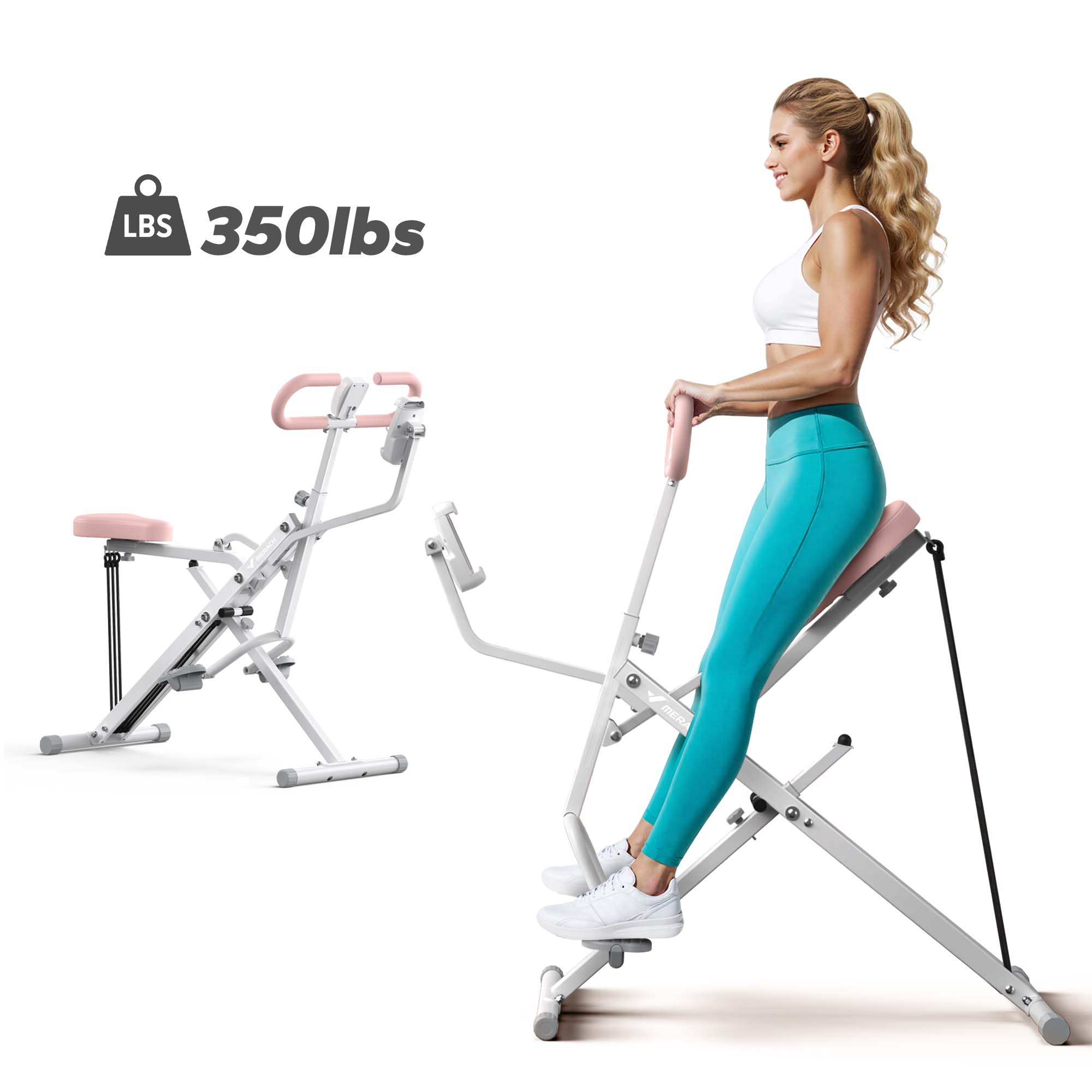 2-in-1 Home Gym Machine LCD Display Body Shaper for Women